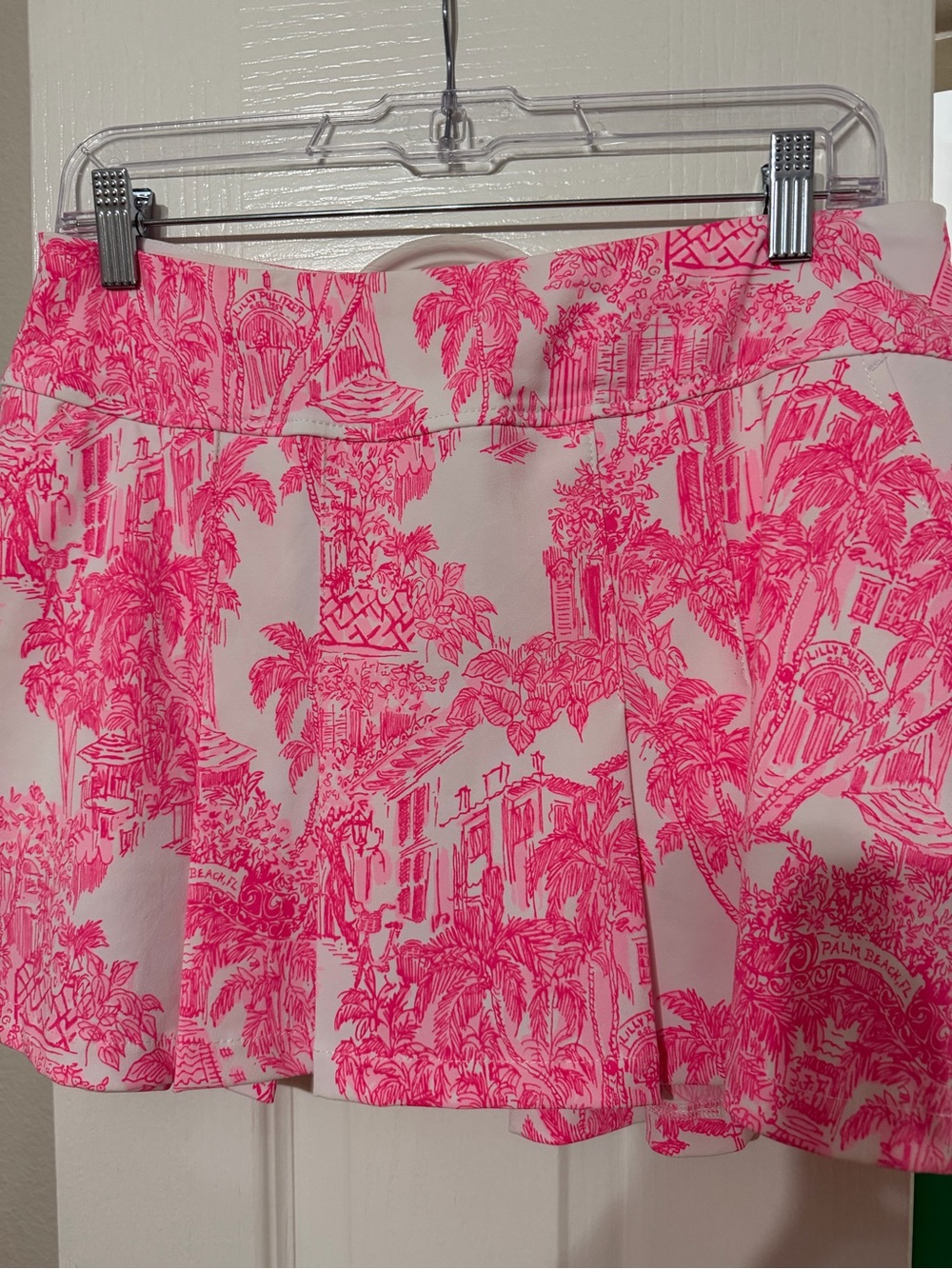 Lily Pulitzer size 6 Toile Print Flared Women's Skort